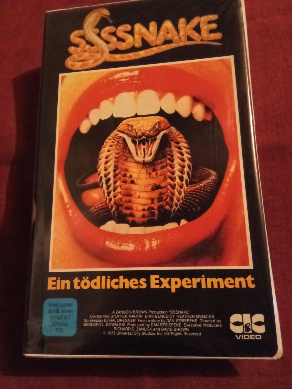 Tutti i VHS: Sssnake (USA 1973) CIC Video VHS 1205 – Usato da Remetschwil venduto da Hofiii