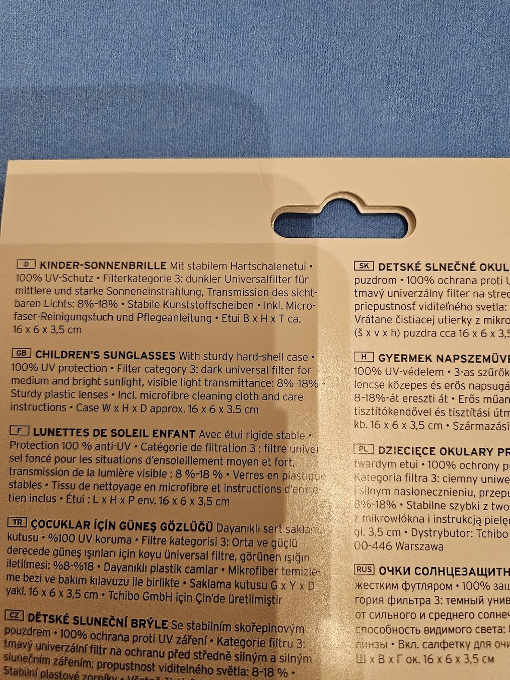 Occhiali & Lenti: Tchibo Kinder Sonnenbrille 100 UV Schutz mit Etui **NEU** – Nuovo e nell'imballaggio originale da Wallisellen venduto da Duranduran 1