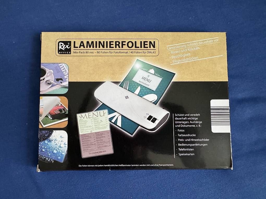 Macchine laminatrici: Laminierfolien A5 – Usato da Reinach BL venduto da j_7fjs