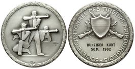 Fribourg, Silbermedaille 1962, Schützenfest, Pistole