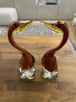Murano Glass Love Swan Figurines (Set of 2)