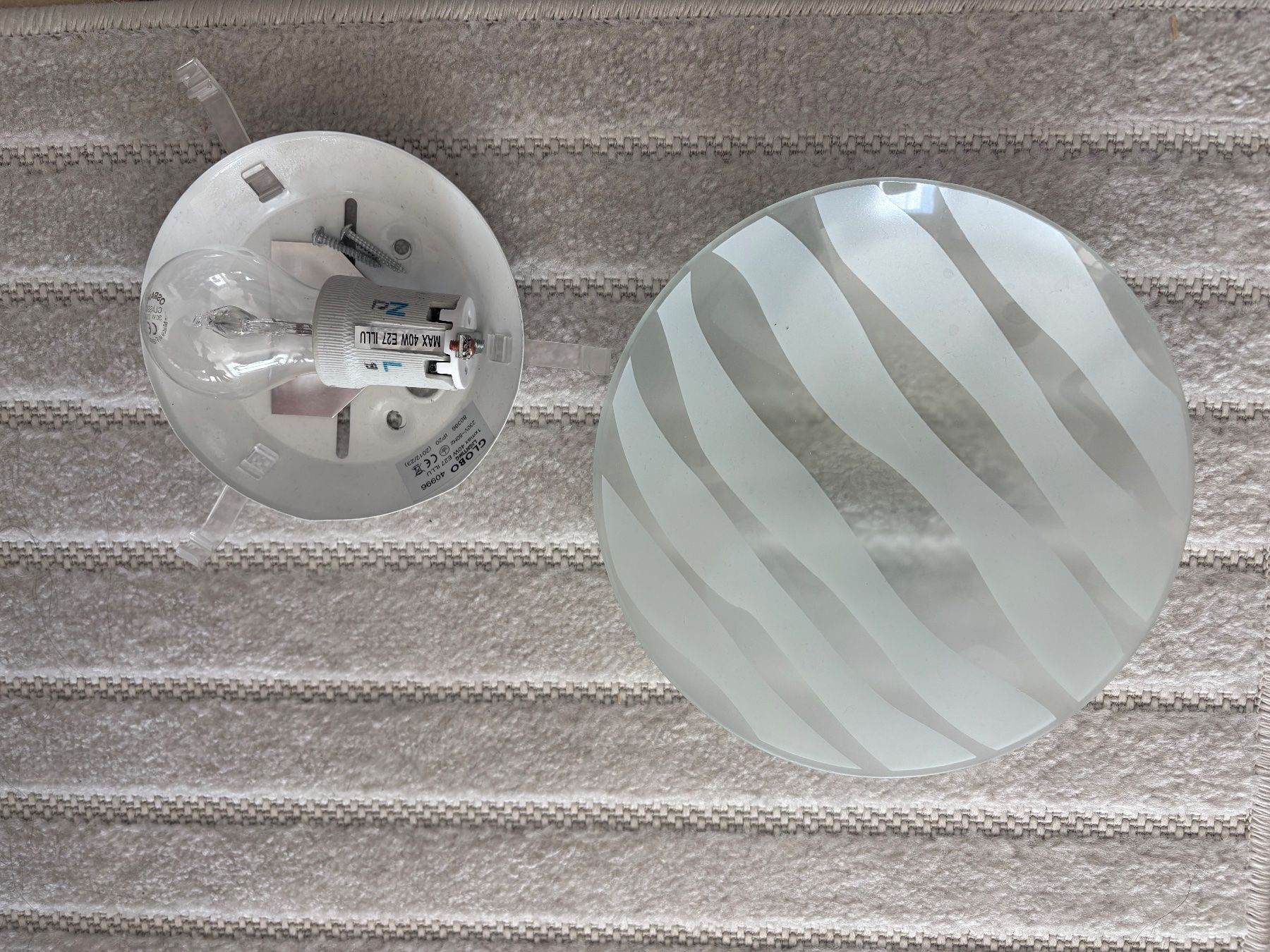Lampade: Lampe de plafond moderne avec 2 x abat-jour – Usato da Matran venduto da ann_scf8 4