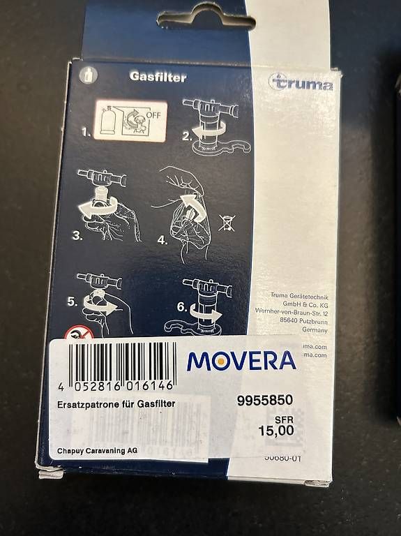 Ventilation: Truma Gasfilter Ersatzpatrone – D'occasion à Brislach par gre_t5pb 3