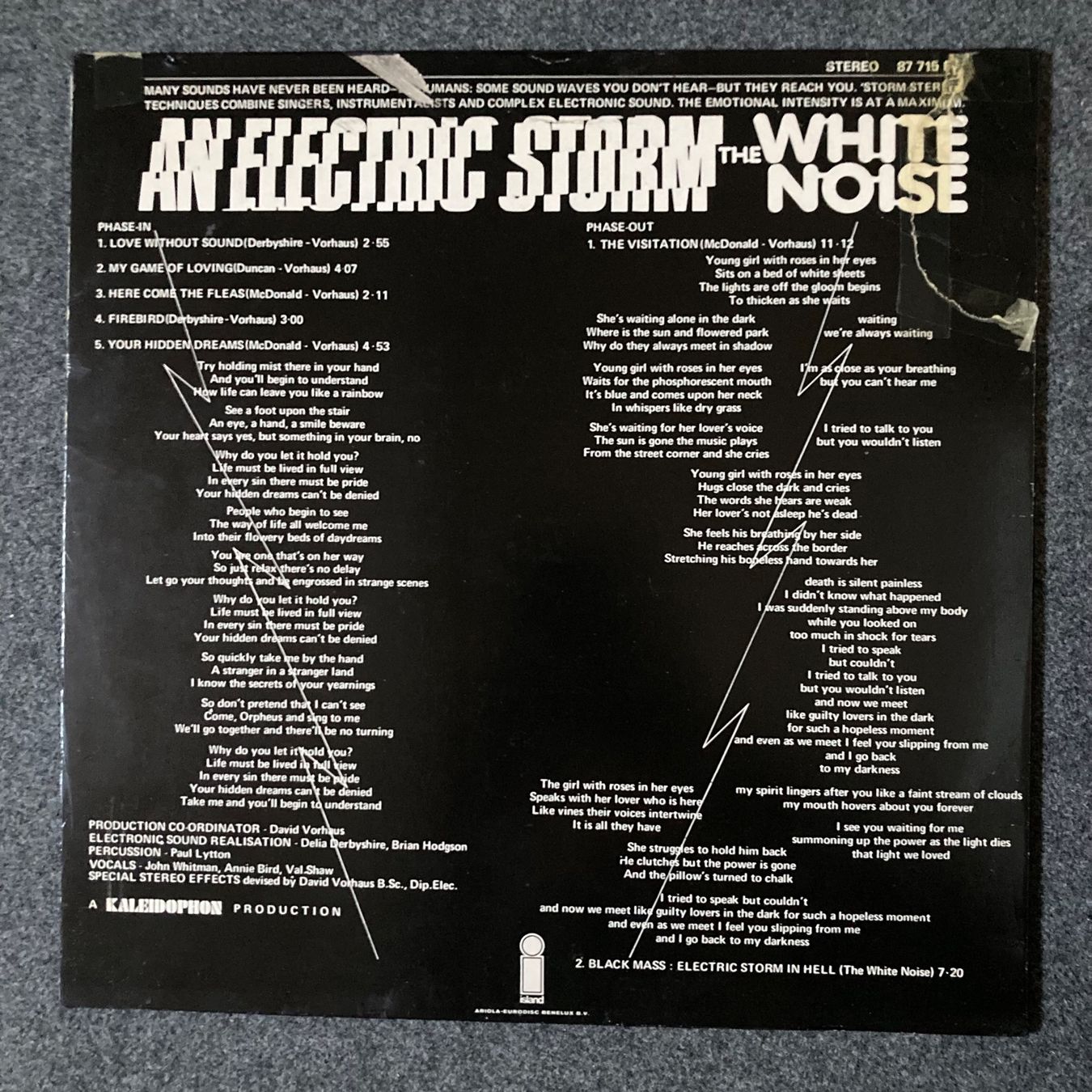 Dischi in vinile: White Noise - An Electric Storm - LP – Usato da dachsen venduto da oheio 1