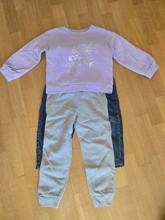 Mädchen Set Pullover & Jeans Primark Grösse 116