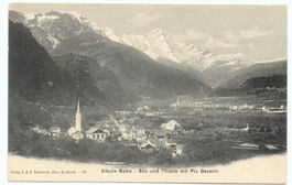 ALBULA-BAHN Sils und Thusis mit Piz Beverin