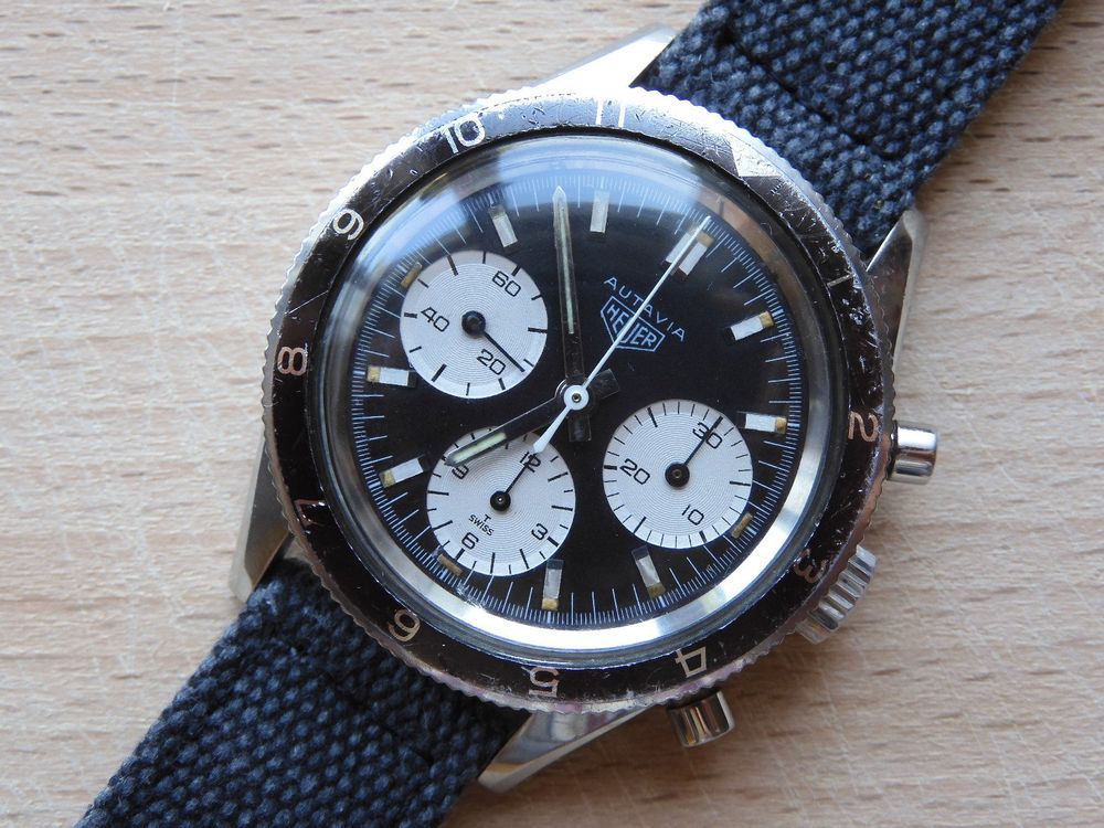 Vintage Heuer Autavia 2446 Jochen Rindt Chronograph 67