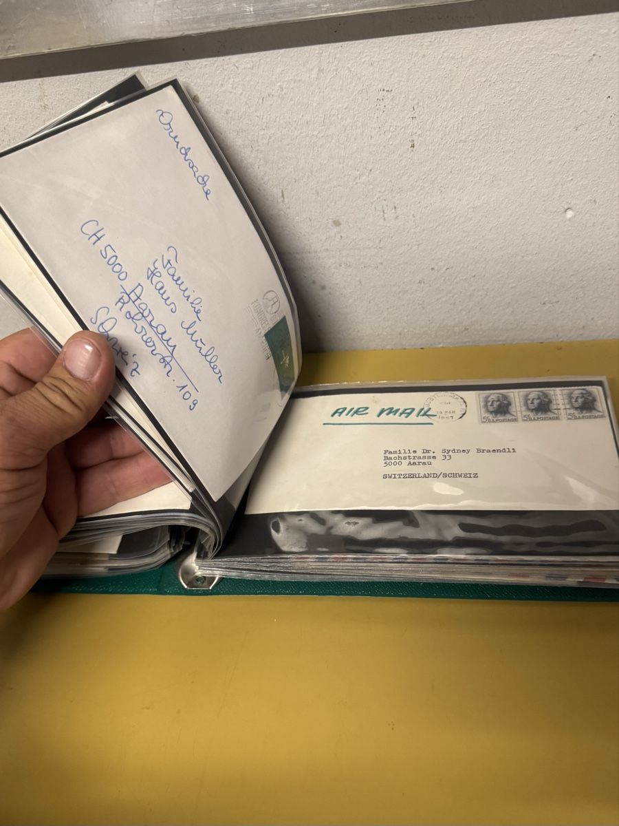 Tutti i francobolli: Briefmarken Album mit Briefen  – Usato da Schlieren venduto da Freundlich02 7