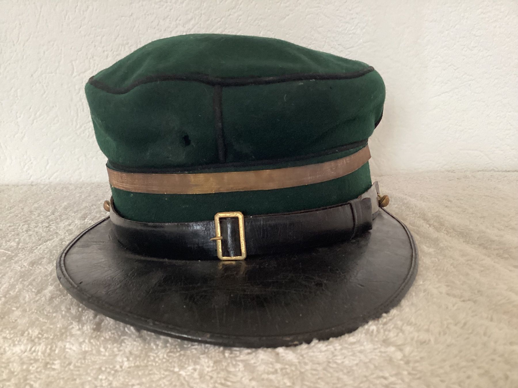 Schweizer Armee Uniformi: Casquette de major des carabiniers 1898 – Usato da Vouvry venduto da marius09