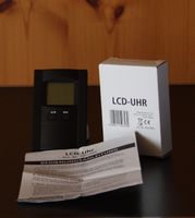 LCD-Uhr schwarz NEU originalverpackt