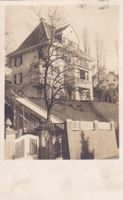 AK St. Gallen nach  Den Haag (?) 1930 via Flugpl.Altenrhein