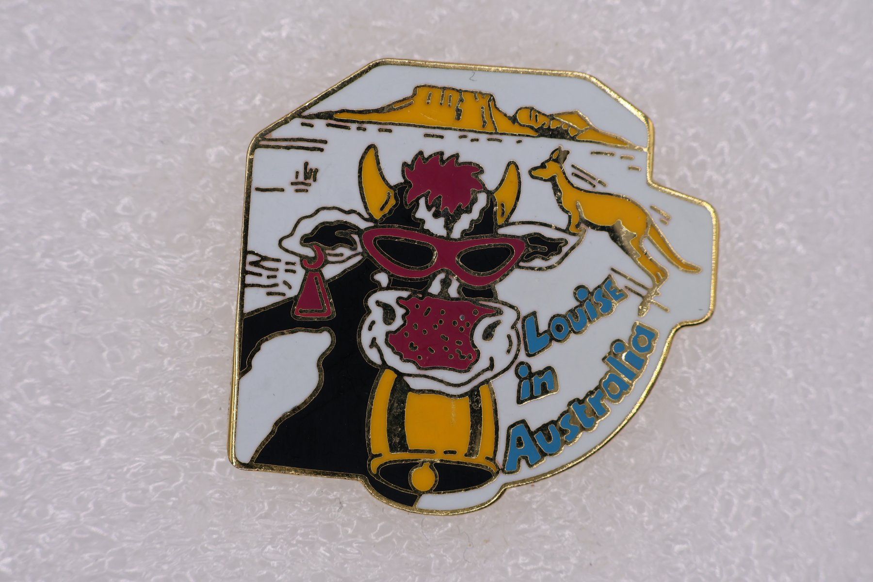 Placchette & Badge: KUH   Louise in Australia – Usato da Winterthur venduto da Sammleroase