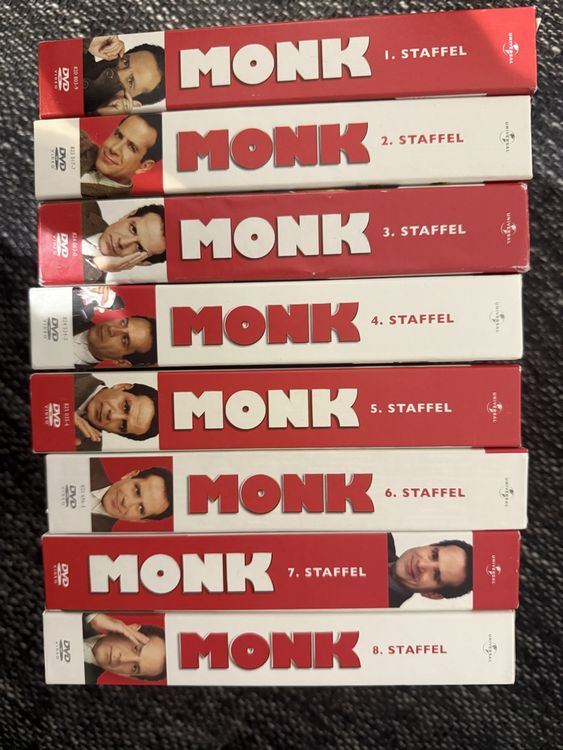 Monk: Sämtliche Staffeln 1-8, DVD Box Komplett! Top Zustand (Gebraucht ...