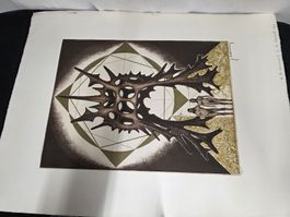 Limitierte Kunst Grafik, handsigniert, Top Zustand!