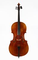 Cello von Francisc Györke 4/4, Goffriller Modell, Antik-Lack
