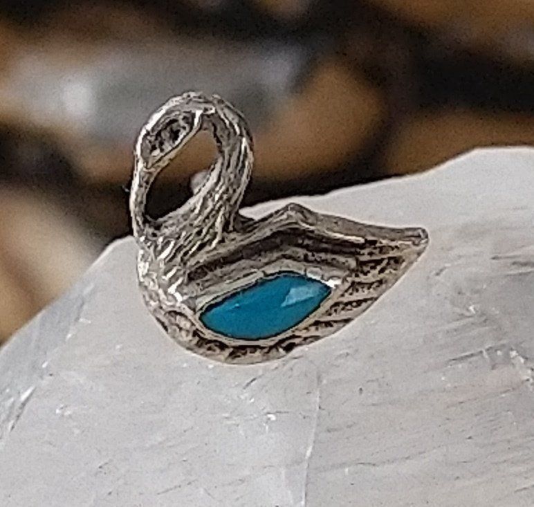 Orecchini pendenti & Orecchini a lobo: OHRRINGE SCHWAN IN SILBER 925 – Usato da Romanshorn venduto da BoutiqueA 2
