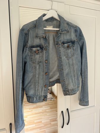 Jeansjacke, Gr. 38, hellblau