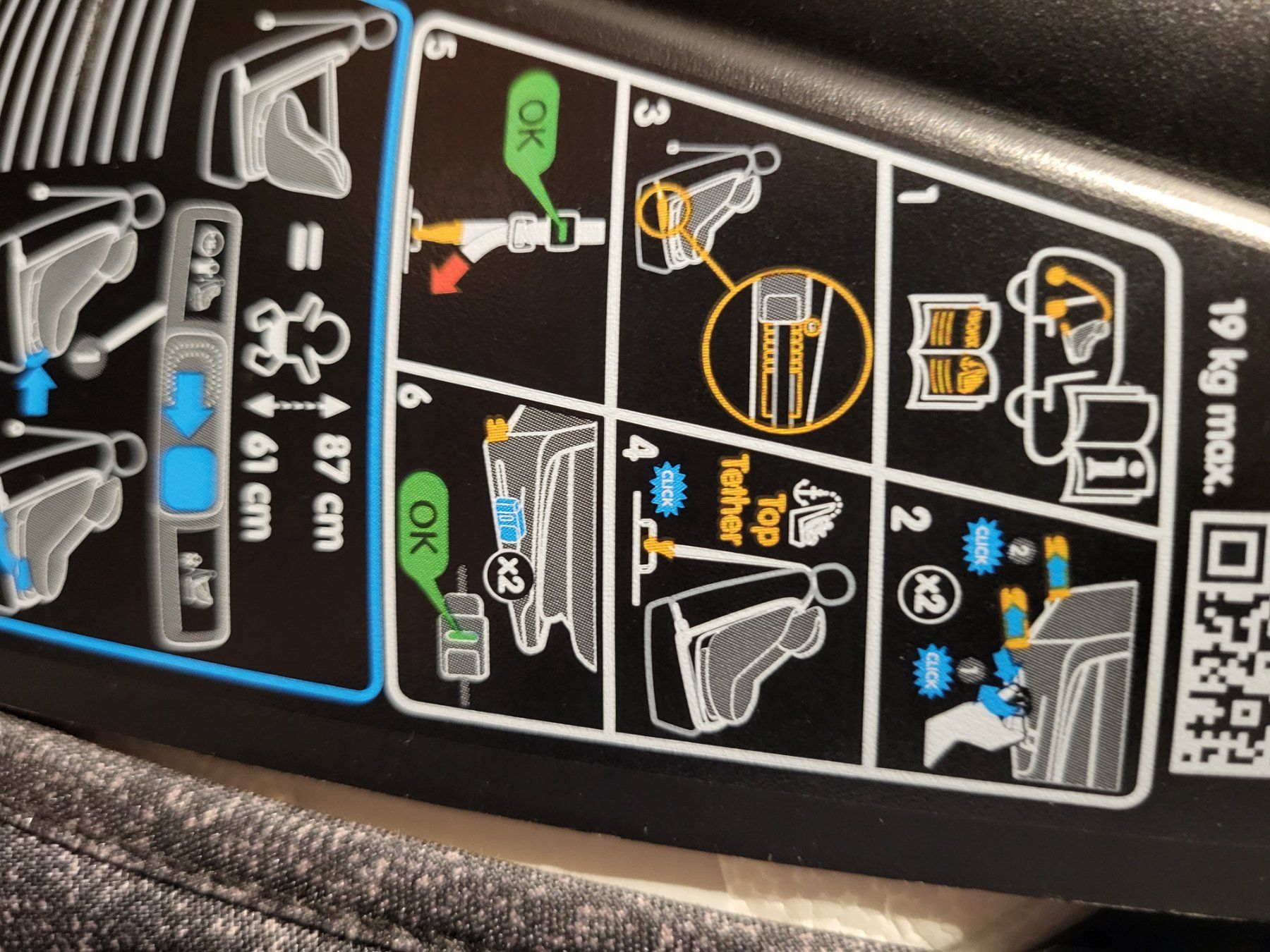 Maxi-Cosi Seggiolini per auto: Maxi Cosi Autositz mit ISOFIX 61cm-105cm – Usato da Brunnen venduto da Burger_king 8