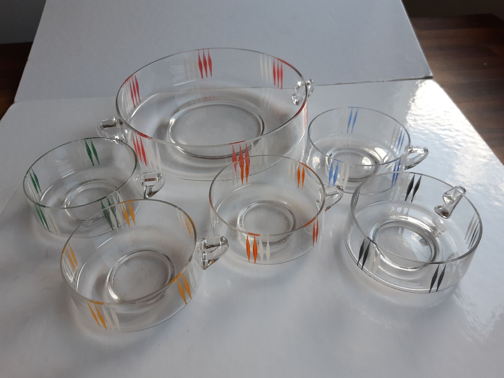 Verres: Glasschale mit kleinen Schälchen – D'occasion à Wahlendorf par thwa53