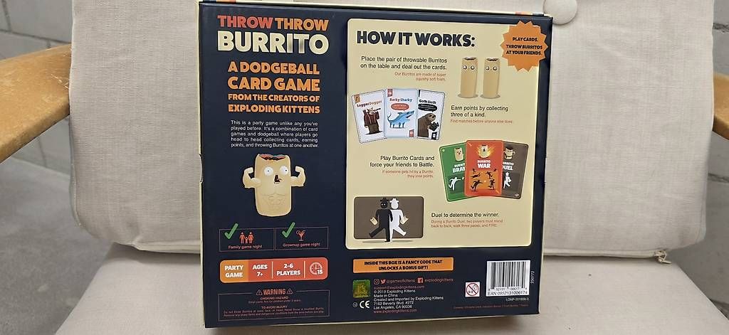Spiele: Throw Throw Burrito  Das verrückte Partyspiel – Gebraucht aus Villmergen von mos_svv7 1