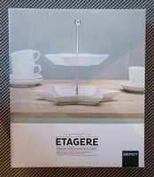 Etagère zweistöckig in Sternform