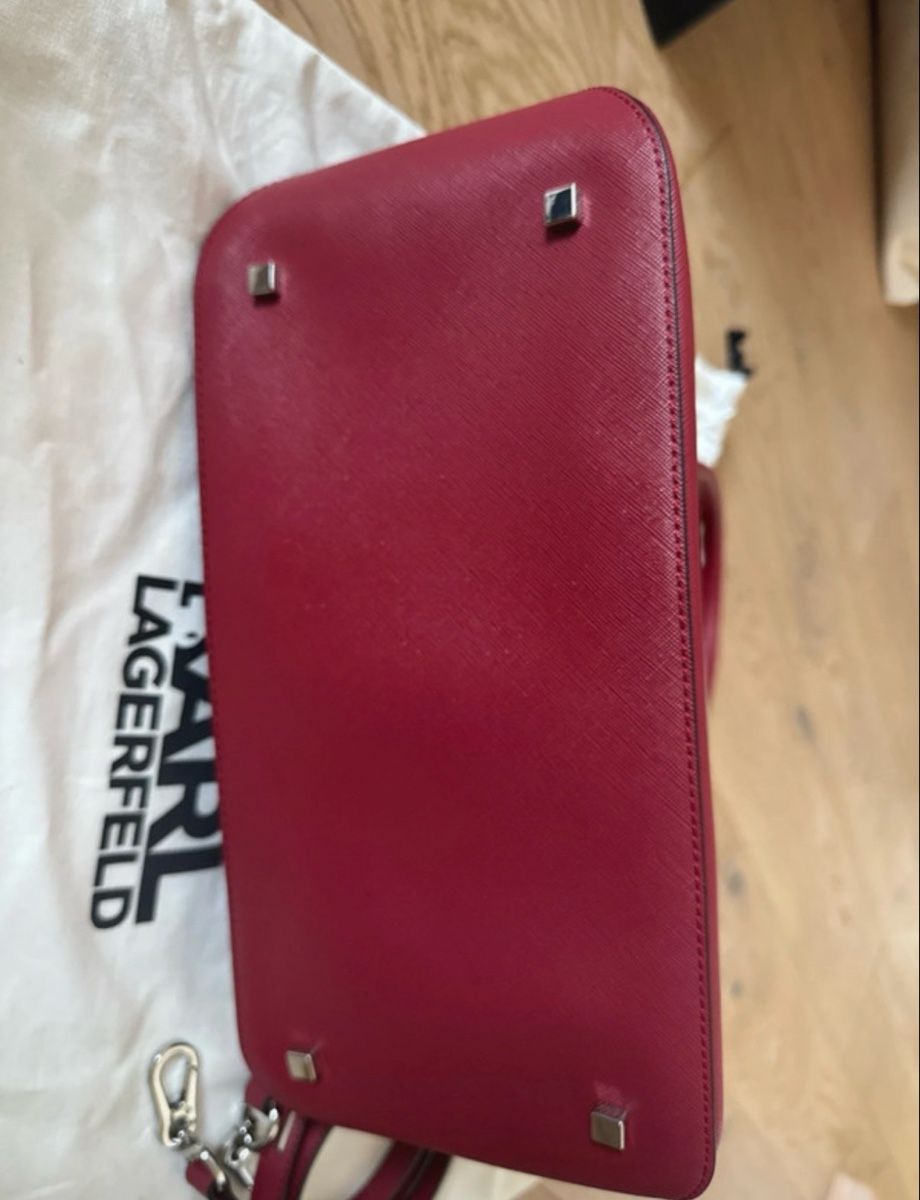Karl Lagerfeld Taschen für Damen: Sac à main Karl Lagerfeld rouge – Neu (gemäss Beschreibung) aus Bulle von val_gs57 1