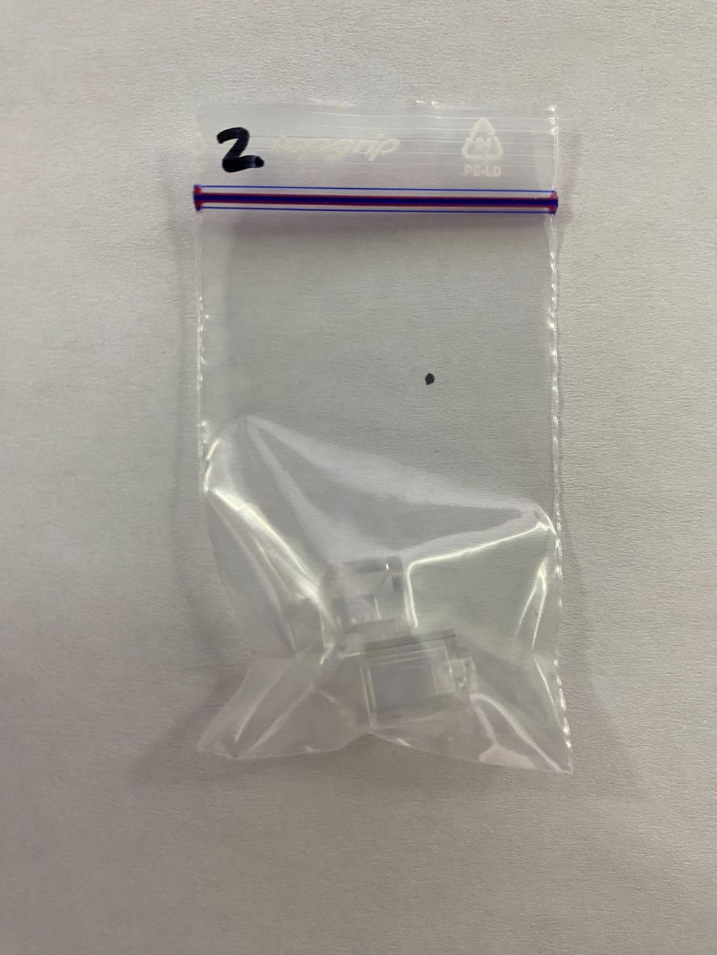 Lego Giocattoli: Lego Trans-Clear Brick 1 x 1 2 Stück – Nuovo (secondo la descrizione) da Weingarten-Kalthäusern venduto da McGmavlo 1