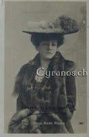 Mary Moore (1861-1931)  Schauspielerin - Autogramm