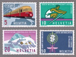 1962_385-88_TEE-Zug_Ruderer_Jungfraujochbahn_Malaria_ **