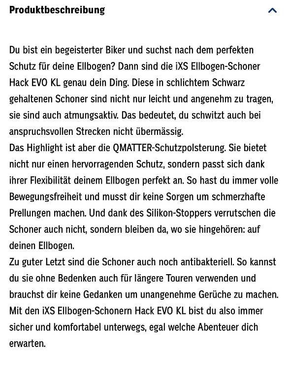 Protezioni & Imbottiture: IXS Hack Evo+ Kinder Ellenbogen – Nuovo (secondo la descrizione) da Hondrich venduto da hico123 1