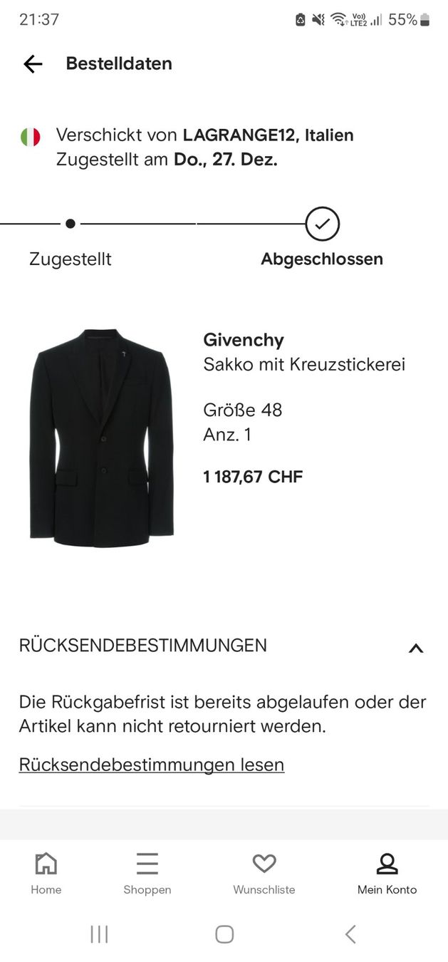 Givenchy Completi: Givenchy Sakko mit Kreuzstickerei – Nuovo (secondo la descrizione) da Grenchen venduto da Lucifero17 3