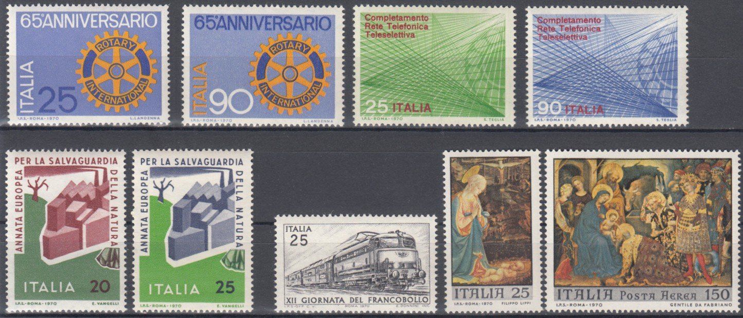 Tous les timbres: Italien 1970 postfrisch – D'occasion à Bürglen TG par StampGraf 2