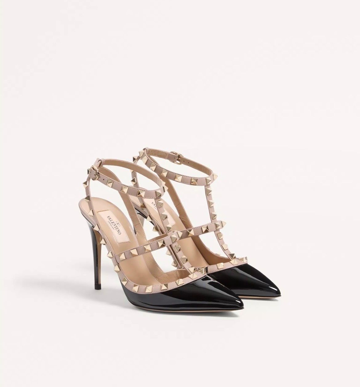 Valentino Scarpe da donna: Valentino Rockstud Heels Black Beige Size 40 – Usato da Bazenheid venduto da hat_96 1