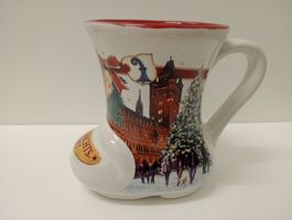Basler Weihnacht Glühweintasse Stiefel – Top Zustand – Basel