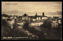 AK Lausanne, Lausanne et les Alpes