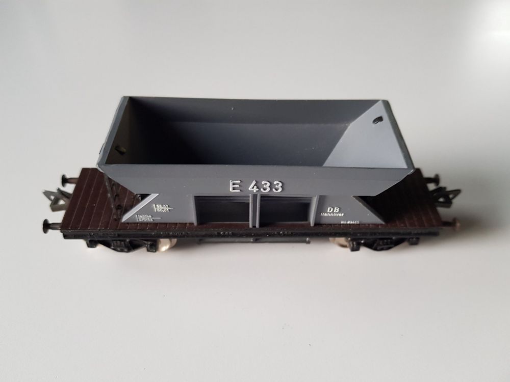 4 wagons Trémie Fleischmann Erz IIId réf 8520 HO - Modélisme
