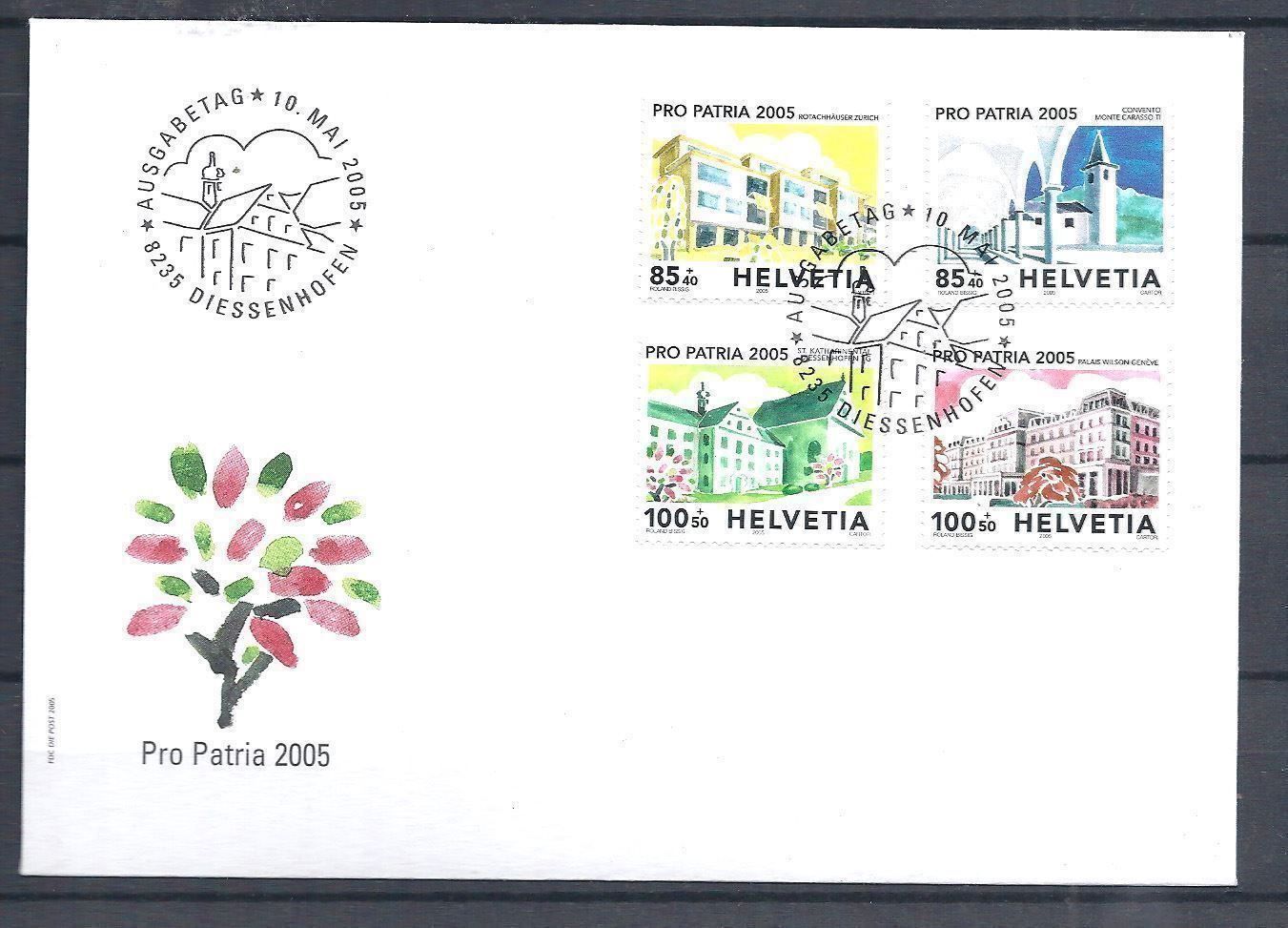 Tutti i francobolli: FP2005 - FDC Pro Patria 2005 – Usato da Trélex venduto da Phil_Albert