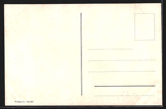 Cartoline postali: Neuchâtel, Strassenbahn vor Hotel des P – Usato da Berlin venduto da bartko-reher 1