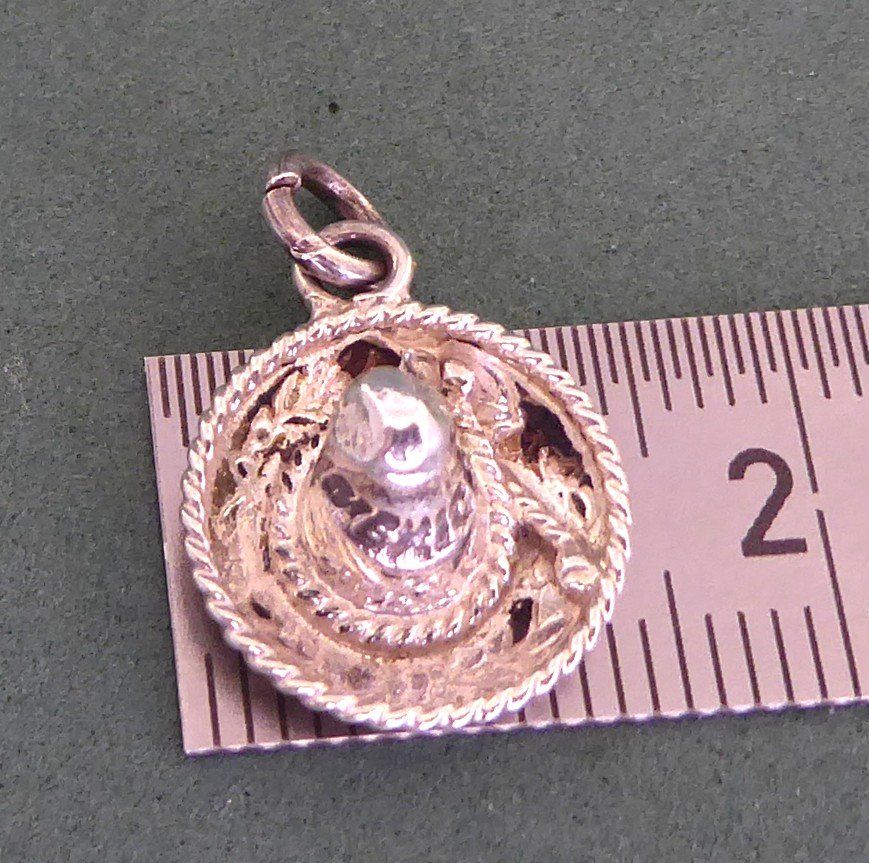 Ciondoli: Anhänger Sombrero Hut 925 Silber – Usato da Muri AG venduto da silvermouse007 2