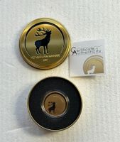 Röhrender Hirsch Silbermünze Mongolei Coin Invest Trust