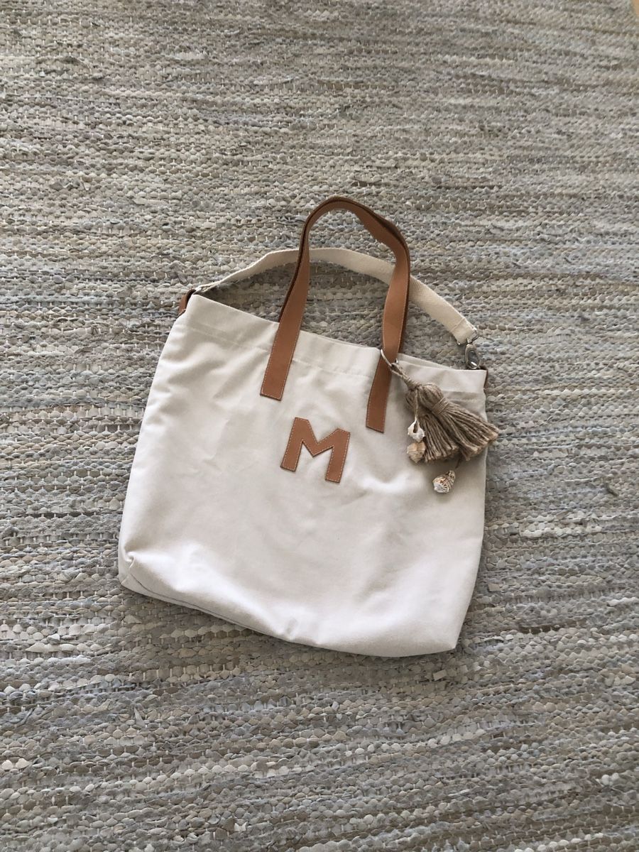 Borse da donna: Tasche mit "M", Griffen aus echtem Leder. Neu!! – Nuovo (secondo la descrizione) da Dübendorf venduto da mar_s66c 1