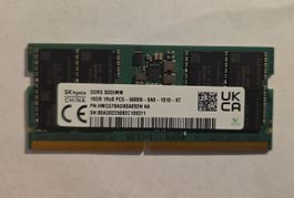 Arbeitsspeicher SK Hynix 16GB DDR5 SODIMM gebraucht