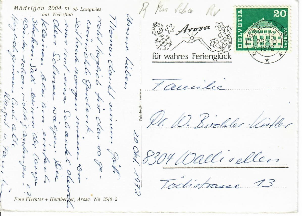 Cartoline postali: Mädrigen – Usato da Hochdorf venduto da Ziegel-16 1