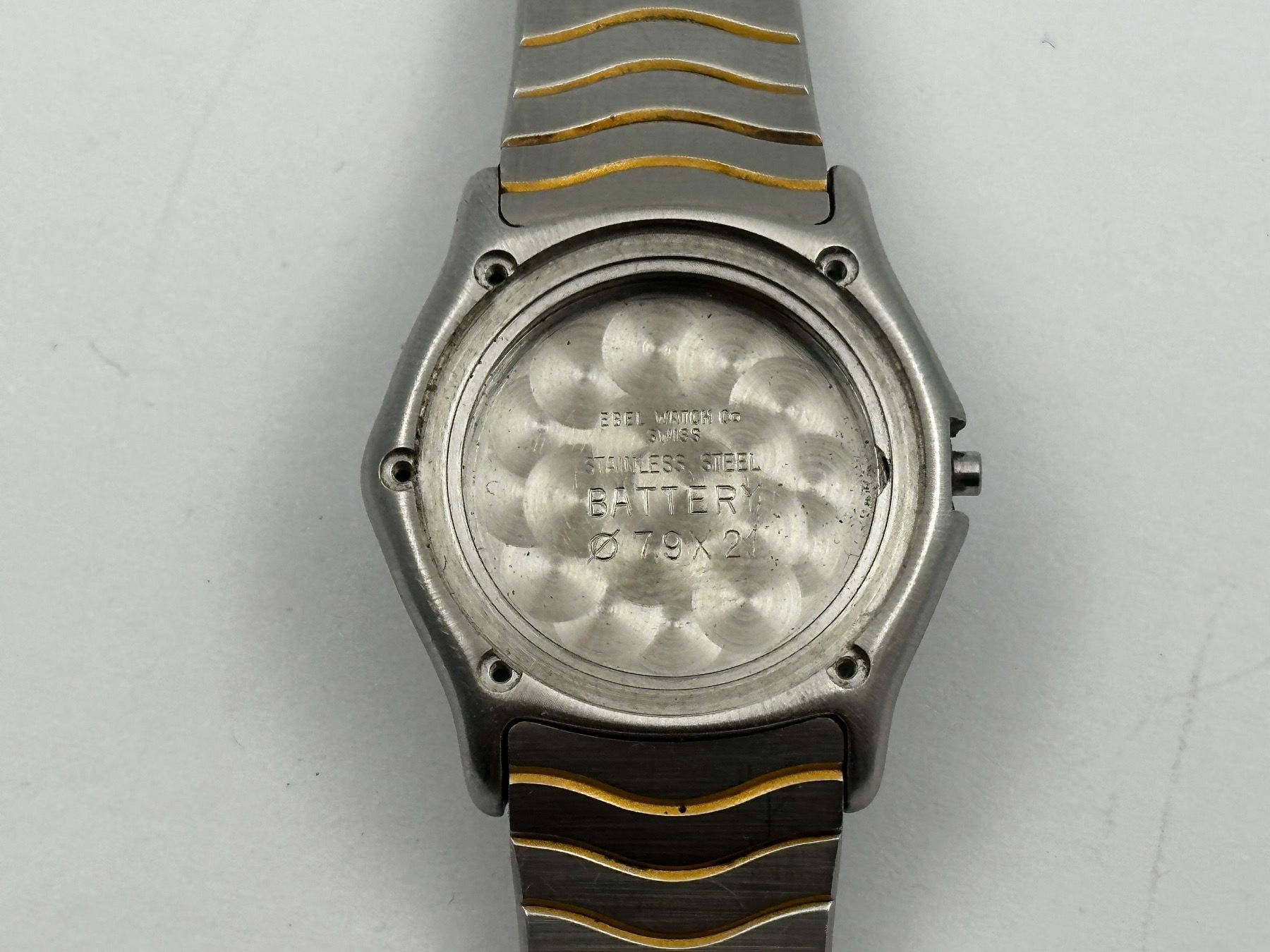Ebel Orologi: Ebel Sport Classic Wave Gehäuse mit Band ref: 12613893 – Usato da Brüttisellen venduto da AlphaOmega05 1