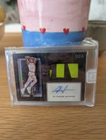 De'Andre Hunter Rookie Patch Auto /35 Hawks Karte NBA