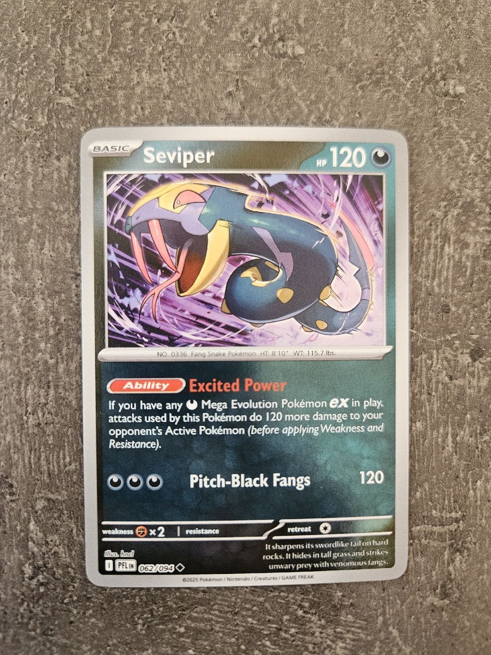 Pokémon Cartes à collectionner: Seviper PFL EN 062/094 – Neuf (Voir description) à Aarau par san_pb85