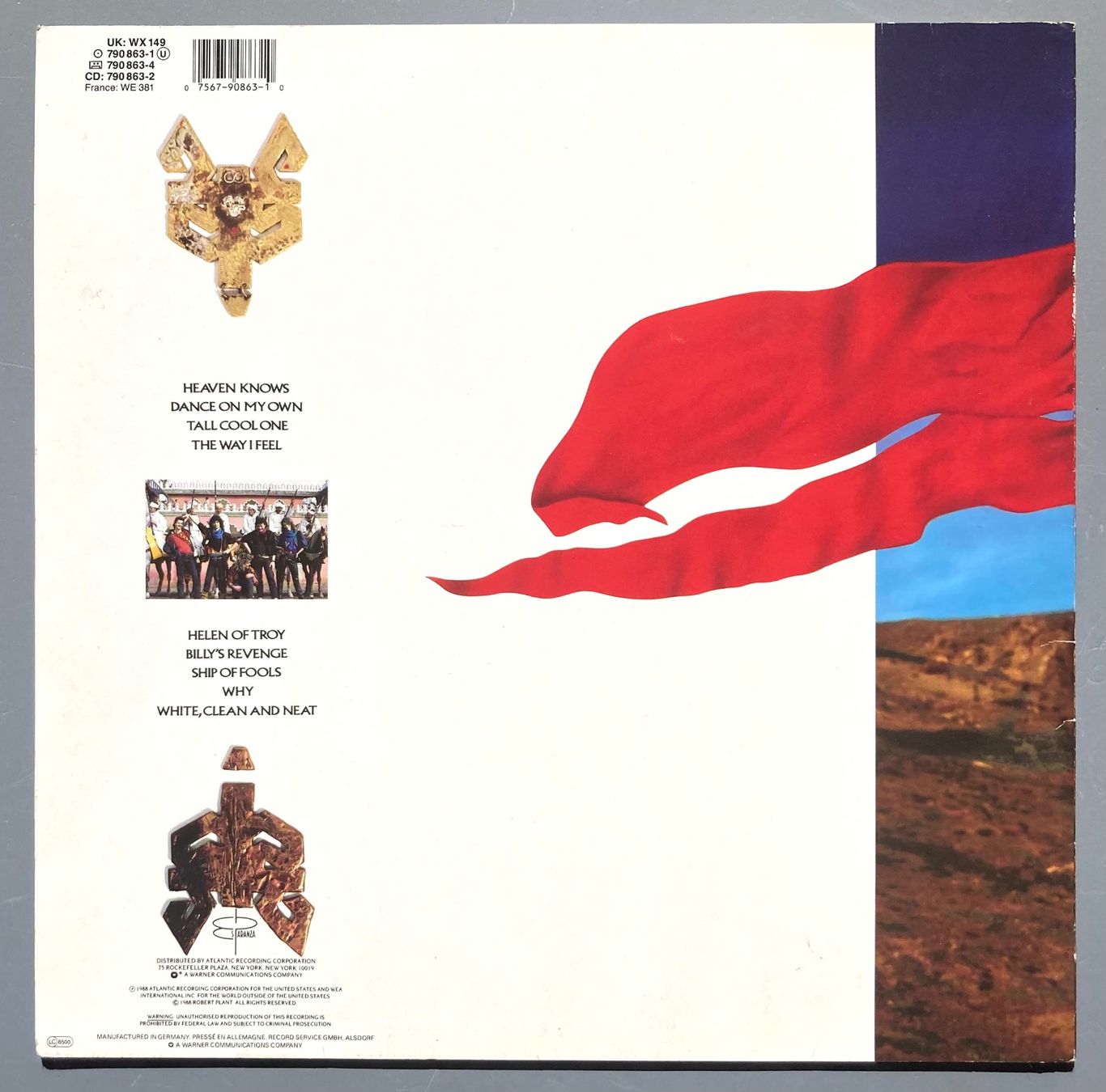 Vinyles: ROBERT PLANT - NOW AND ZEN – D'occasion à Poliez-Pittet par Newtown-Records 1