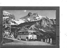 GL/UR Postauto auf der Klausenstrasse 1953