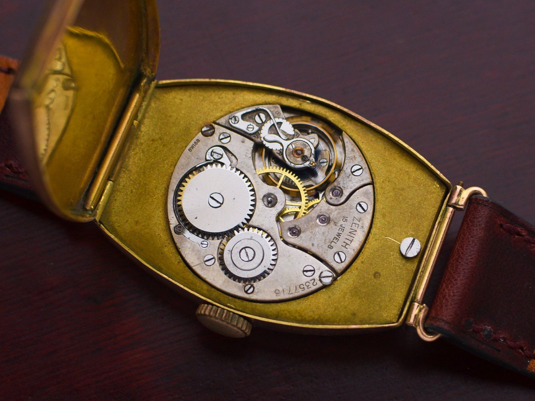 Zenith Uhren: Zenith Tonneau 14kt Rose Gold from 1920s – Gebraucht aus St. Gallen von Andrej99 8