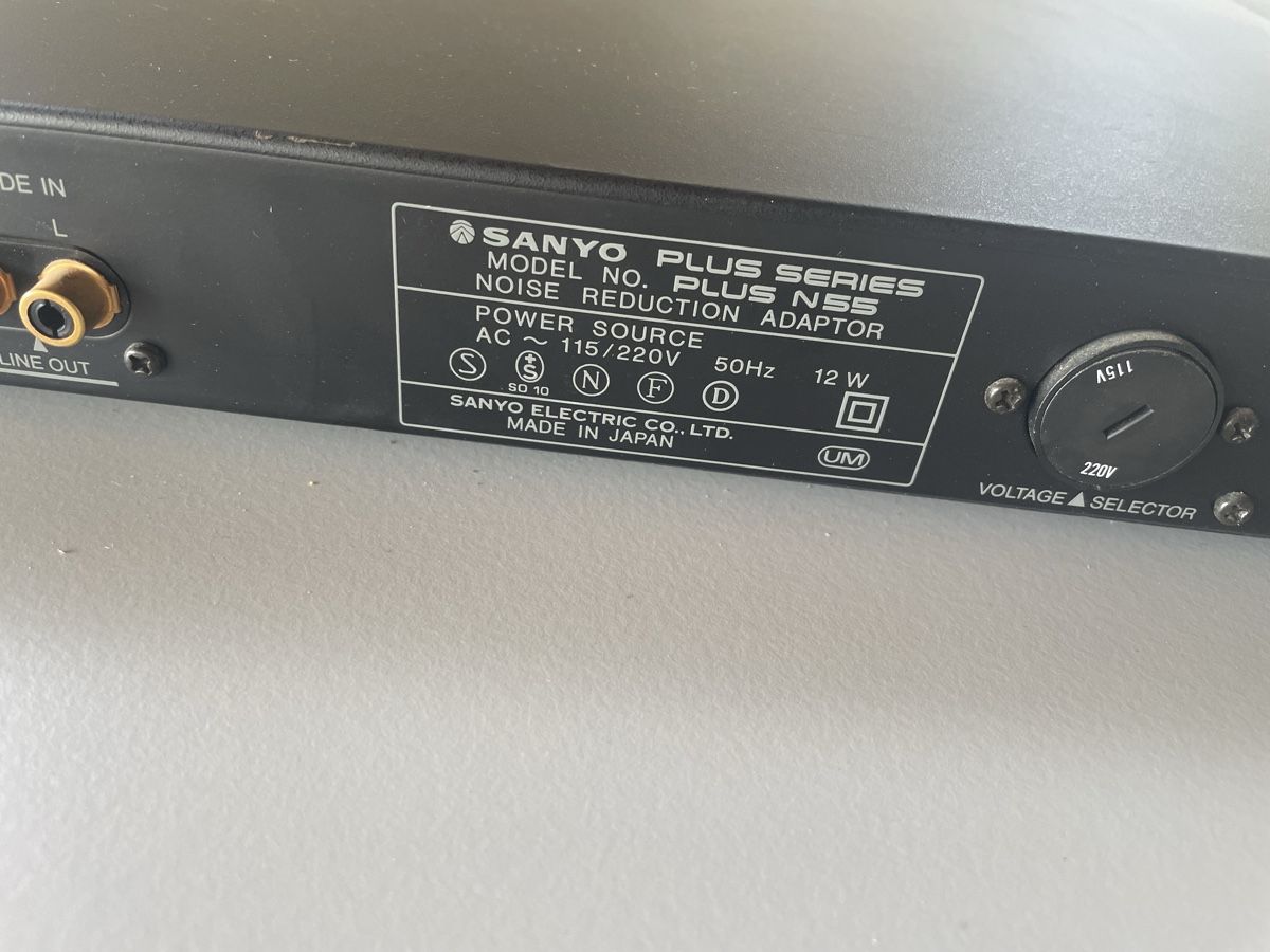Sanyo Registratori: Sanyo Plus N55, Noise Reduction Adaptor – Usato da Zürich venduto da haeschesnonid 6